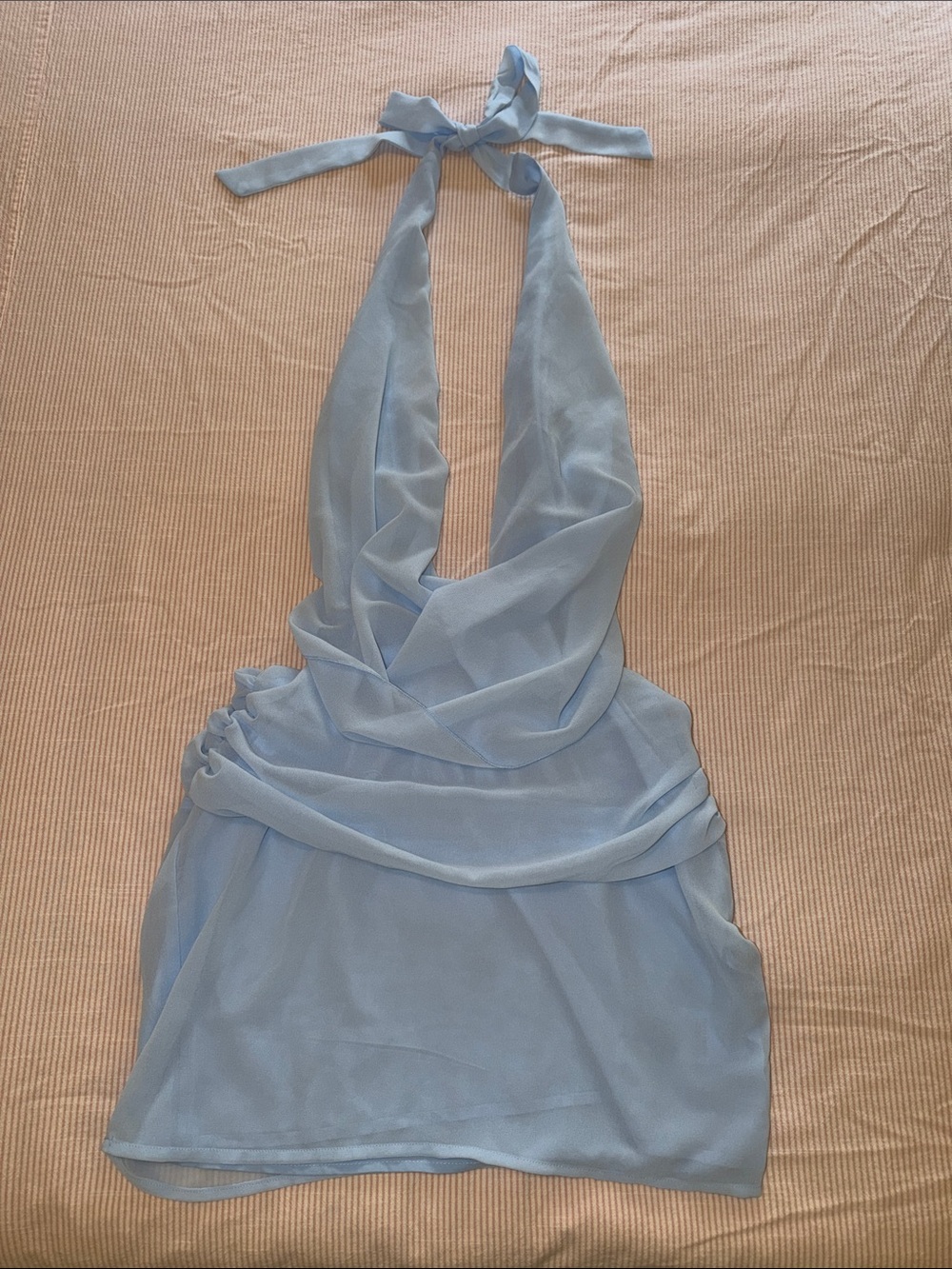 Peppermayo Backless Halter Mini Dress